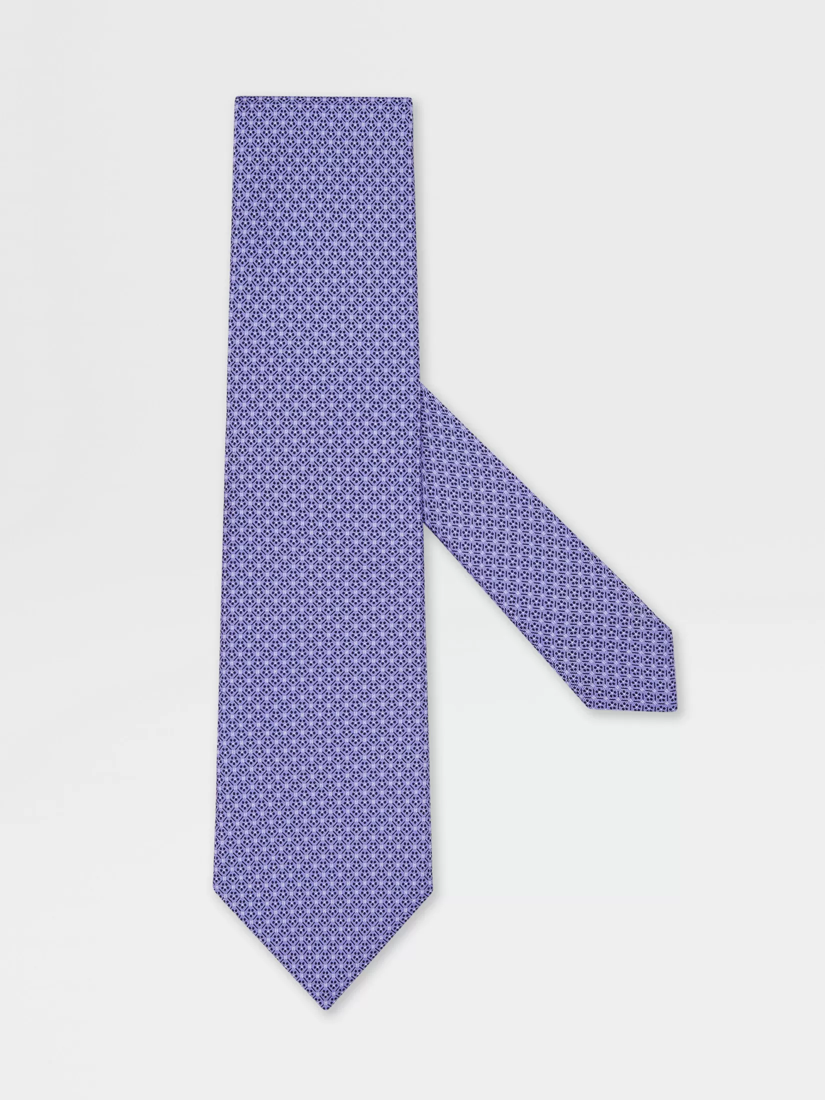 ZEGNA Ties And Bow Ties<Silk Tie Violet