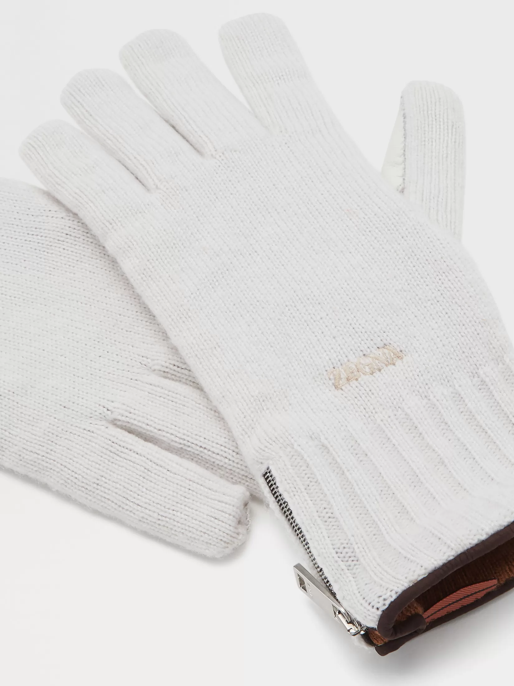 ZEGNA Gloves, Scarves And Hats<Oasi Cashmere Gloves White