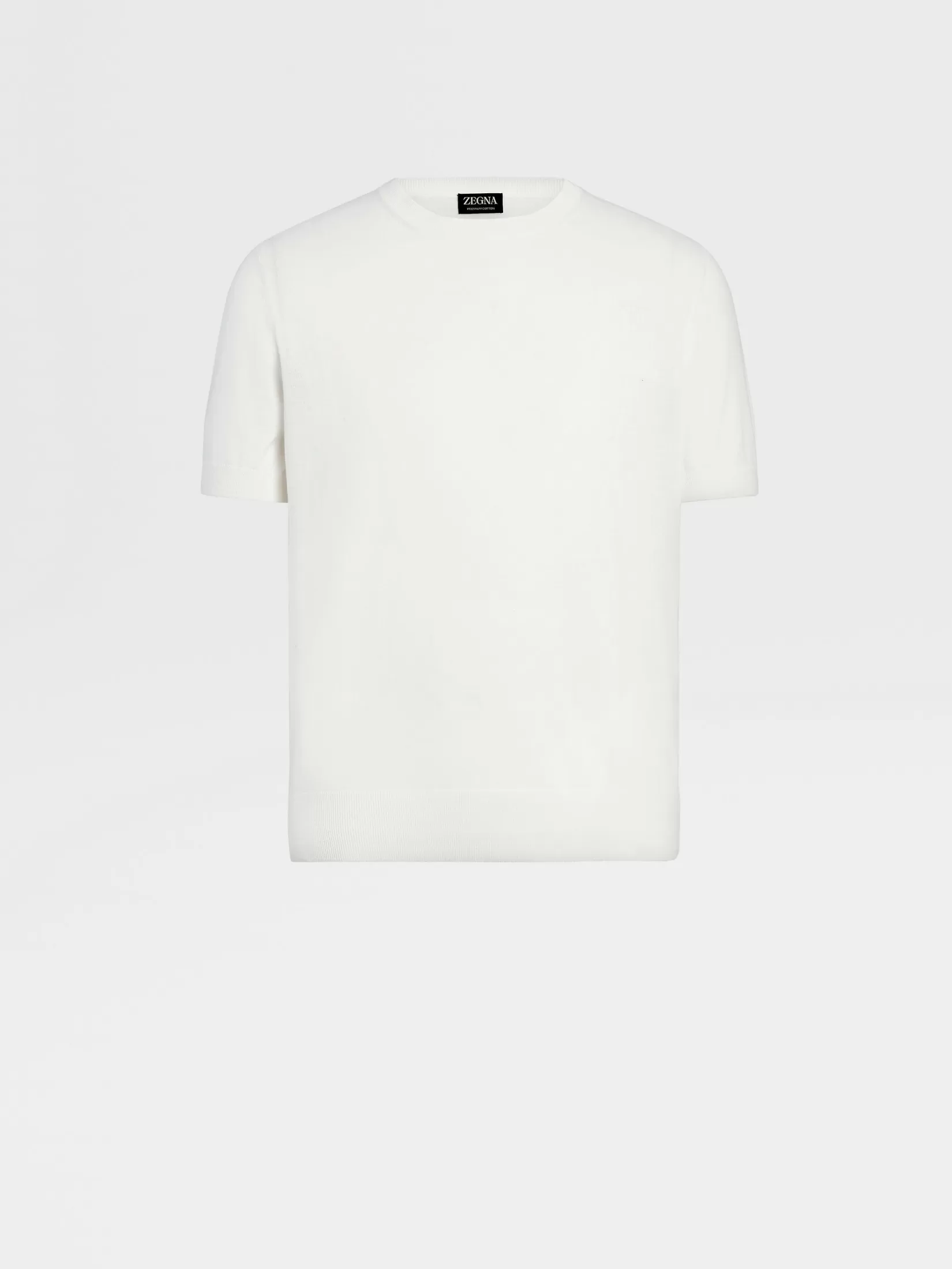 ZEGNA Resort Essentials | T-Shirts<Premium Cotton T-shirt White