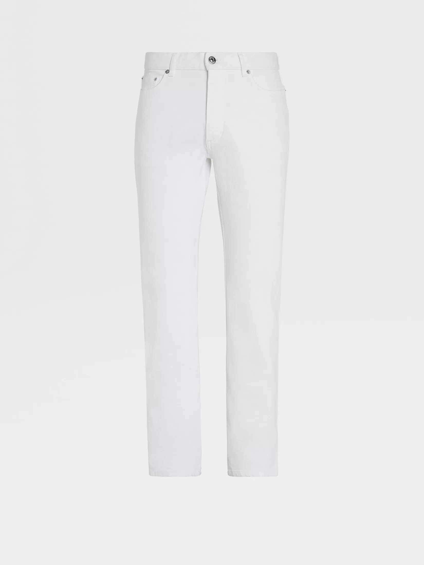 ZEGNA Jeans<Rinse-washed Cotton Roccia Jeans White