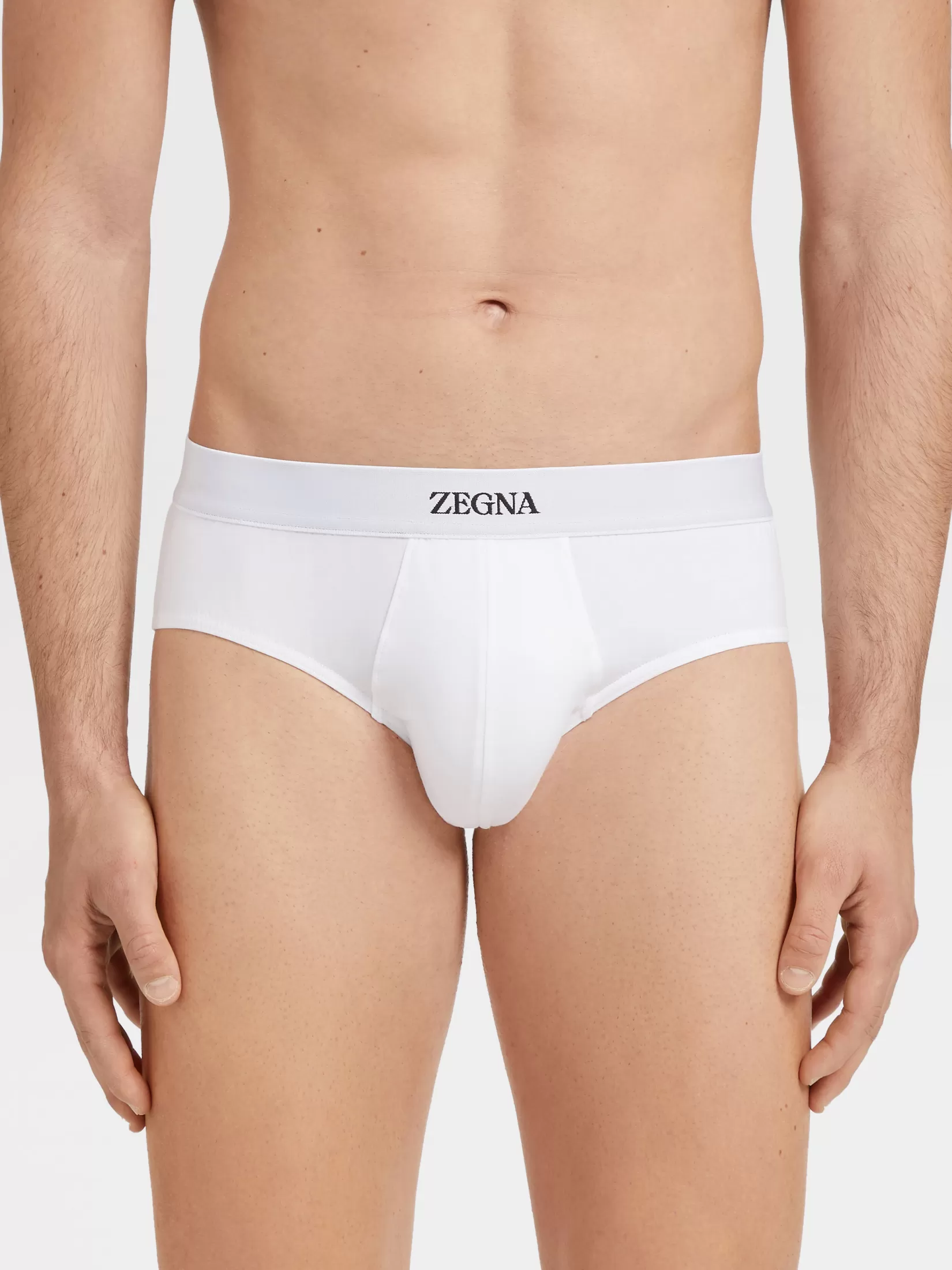 ZEGNA Underwear And Socks | Underwear And Socks<Stretch Cotton Midi Brief White