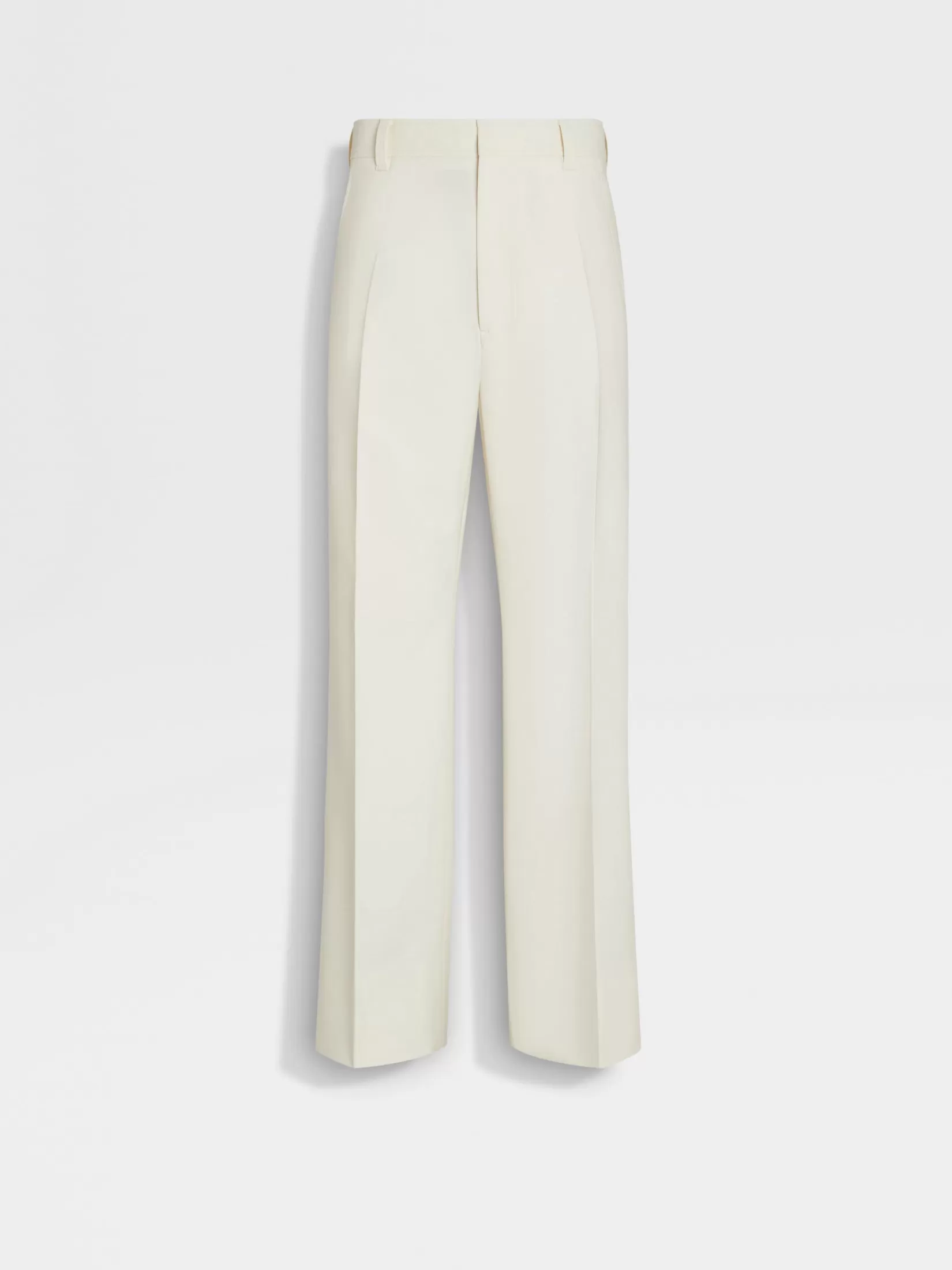 ZEGNA Pants<Wool Pants White