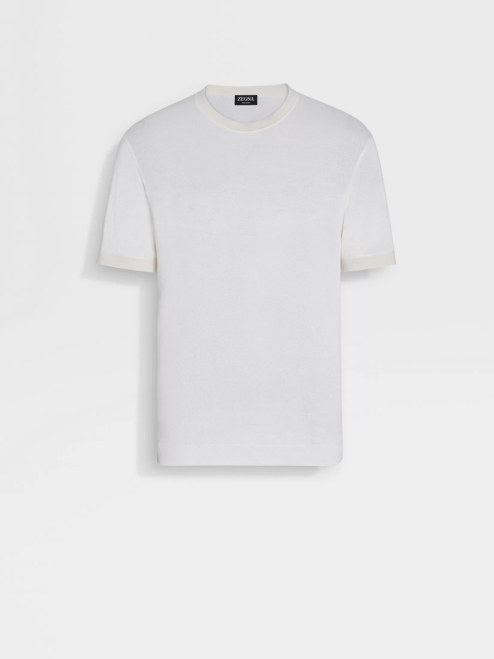 ZEGNA T-Shirts<Silk T-shirt White