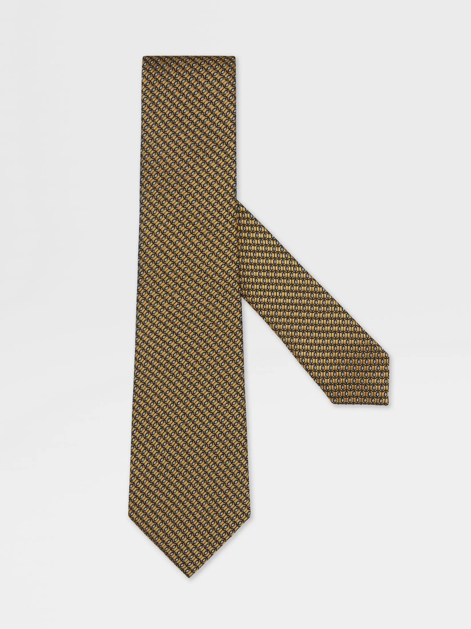 ZEGNA Ties And Bow Ties<Silk Tie Yellow